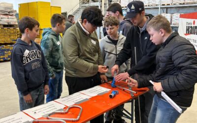 Schüler sammeln praktische Erfahrungen am Baustellentag